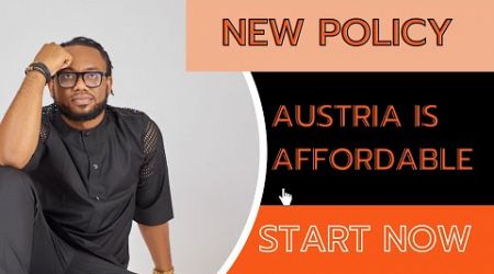 AUSTRIA IS A CHEAP COUNTRY TO MOVE TO |I NEW UPDATE - Admission process