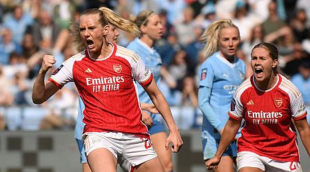 Manchester City Women 1-2 Arsenal Women: Stina Blackstenius double stuns Gareth Taylor's side in latest WSL title twist
