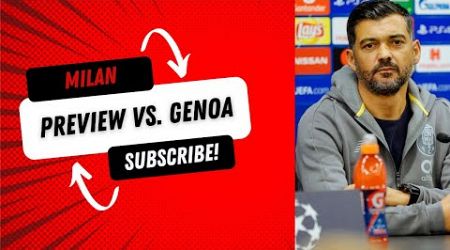 Are AC Milan Going to Hire Sergio Conceicao? Preview vs. Genoa | That Milan Podcast