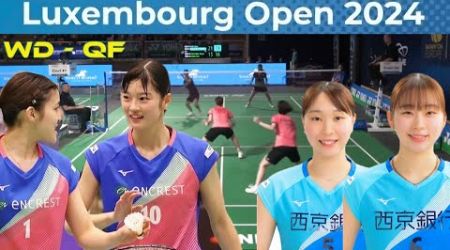 Sato/Taguchi (JPN) vs Kurashima/Osawa (JPN) | QF | Luxembourg Open 2024 Badminton