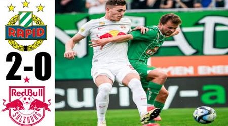 Rapid Wien 2-0 RB Salzburg Highlights | Austria Bundesliga Play-Off 2024