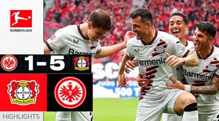 Eintracht Frankfurt vs Bayer Leverkusen (5-1) Highlights | Bundesliga 2023/24 | Bayer - Frankfurt