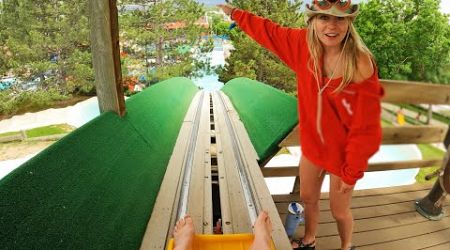 Crazy Bobsled Water Slide: Screamin&#39; Mini at Water World CO