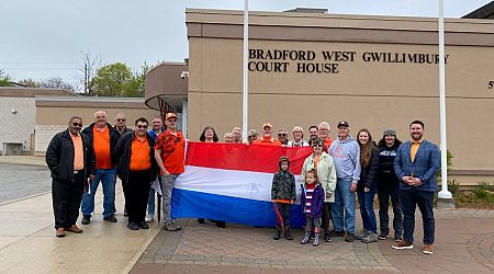 Bradford recognizes Dutch Liberation Day with weekend flag raising