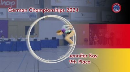 Jennifer Koy German Championships 2023 in Gymwheel All Arround Woman 9th Place