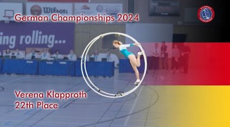 Verena Klapproth German Championships 2023 in Gymwheel All Arround Woman 22nd Place