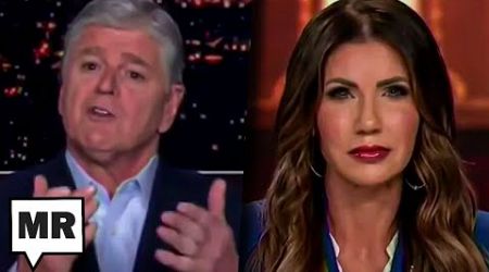 Hannity STRUGGLES To Give Kristi Noem Cover For Dog Murder