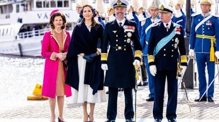 Danish Royals on first state visit to Sweden - Day 1