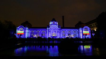 Sofia Marks Europe Day with Light Show, Concert 