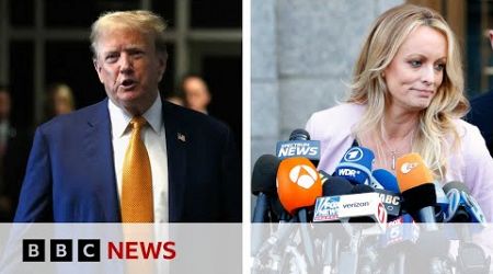 Stormy Daniels takes the stand at Donal Trump hush-money trial | BBC News