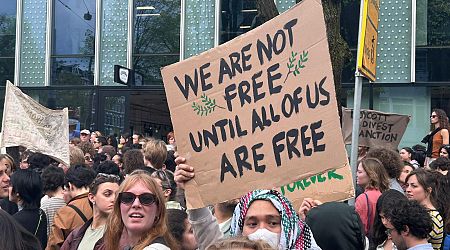 Pro-Palestine students protest in Utrecht and Amsterdam