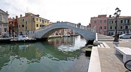 Vigo Bridge in Chioggia, Italy