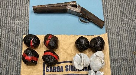 Teen arrested after gardai seize sawn-off shotgun alongside cocaine and cannabis worth hundreds of thousands