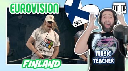Finland Eurovision 2024 Reactionalysis - Music Teacher Analyses No Rules! by Windows95Man (reaction)