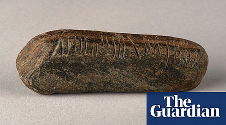 Teacher finds stone with ancient ogham writing from Ireland in Coventry garden