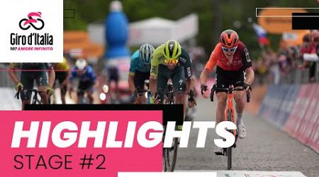 Giro d&#39;Italia 2024 | Stage 2: Highlights