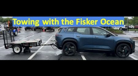 Towing with our Fisker Ocean