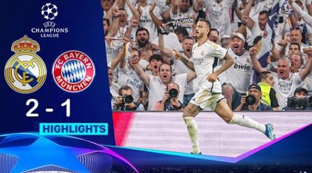 Real Madrid vs Bayern Munich 2-1 EXTENDED HIGHLIGHTS | UEFA Champions League 2024