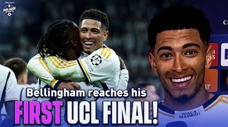 &quot;I&#39;ve got no words&quot; Jude Bellingham reacts to reaching his FIRST UCL final | UCL Today | CBS Sports