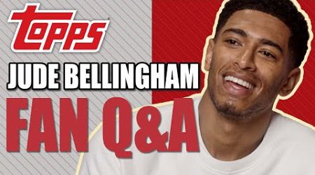 Jude Bellingham Answers Fan Questions: UEFA Champion&#39;s League Hopes and More! | #Topps