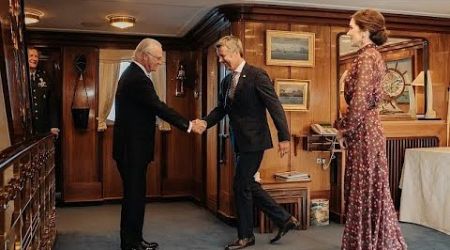 King Frederik and Queen Mary hosts swedish royals at the Dannebrog before leaving Sweden.