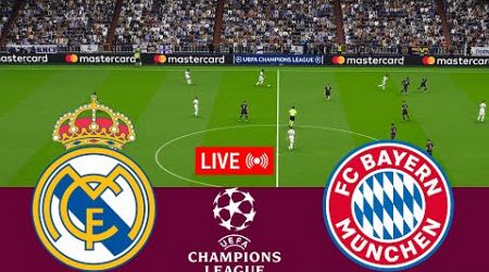 [LIVE] Real Madrid vs Bayern Munchen. UEFA Champions League 23/24 Full Match - VideoGame Simulation