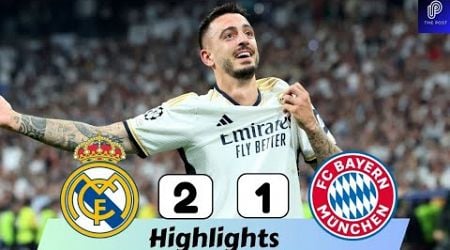 Real Madrid 2-1 Bayern Munich | All Goals &amp; Extended Highlights | Champions League 2023/24
