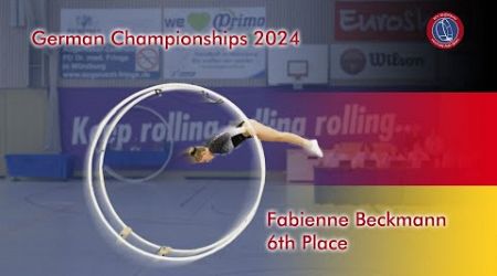 Fabienne Beckmann German Championships 2023 in Gymwheel All Arround Woman 6th Place