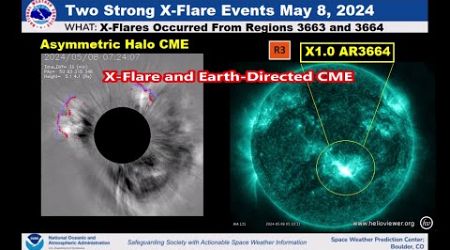 X-Flare Alert: Two X-Flares + Earth-Directed CME - Large &amp; Complex Sunspot Groups on the Solar Disk