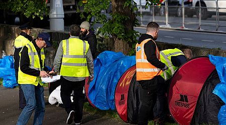 In pictures: Asylum seeker camp cleared from Dublin's Grand Canal