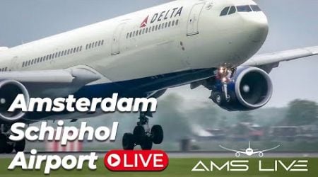 Live: Ascension Day Arrivals at Amsterdam Schiphol Airport | Thursday 9th May 2024