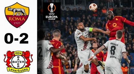 As Roma vs Bayer Leverkusen Tadi Malam | Hasil Europa League Tadi Malam | Hasil Bola Tadi Malam