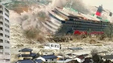 A powerful tsunami covered Turkey: giant waves similar to a storm tsunami