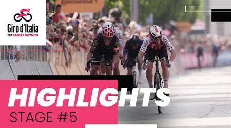 Giro d&#39;Italia 2024 | Stage 5: Highlights