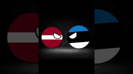 Estonia v Latvia (Request from @TurkeyGO2024) #europe #countryballs #edit