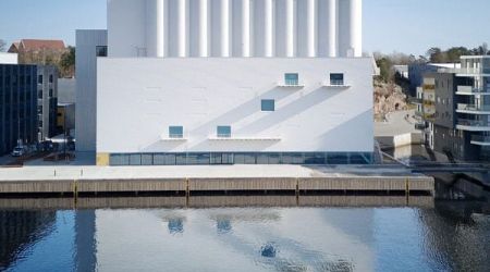 Kunstsilo gallery opens within "basilica-like" grain silo in Norway