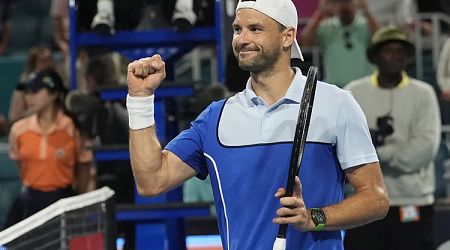 Bulgarian Tennis Player Grigor Dimitrov Reaches Third Round of Masters Tournament in Rome