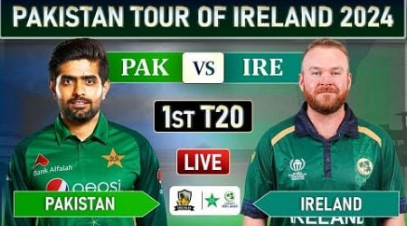 PAKISTAN vs IRELAND 1st T20 MATCH LIVE COMMENTARY | PAK vs IRE LIVE