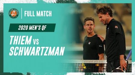 Schwartzman vs Thiem 2020 Men&#39;s quarter-final Full Match | Roland-Garros
