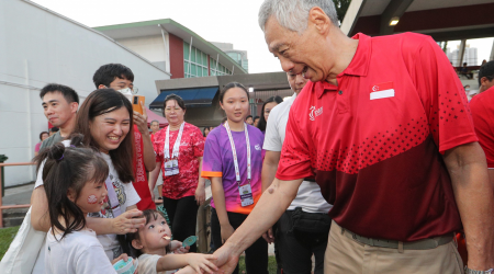 If my children've an interest & were not my children, I would say yes to them joining politics: PM Lee