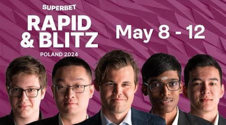 Superbet Rapid &amp; Blitz Poland 2024: Day 3 | #GrandChessTour