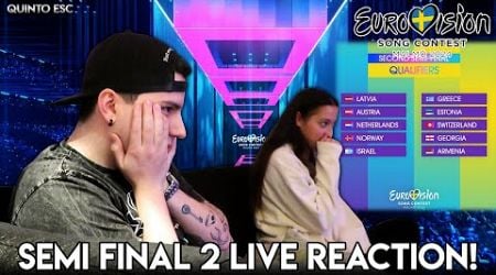 Eurovision 2024 - Semi Final 2 Qualifiers LIVE Reaction - Quinto ESC