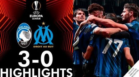 Atalanta vs Marseille 3-0 Highlights Goals | UEFA Europa League 23/24