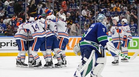 Edmonton Oilers tie series with 4-3 OT win over Vancouver Canucks