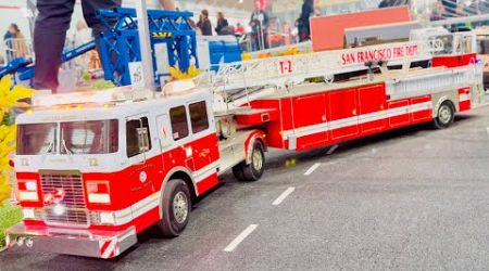 BEST OF FIRETRUCKS! HUGE RC FIRE TRUCK COLLECTION!! RC MODEL FIRETRUCKS, RC FIRE RESCUE OPERATIONS