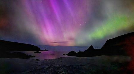 In pictures: Stunning Northern Lights display captured in Donegal