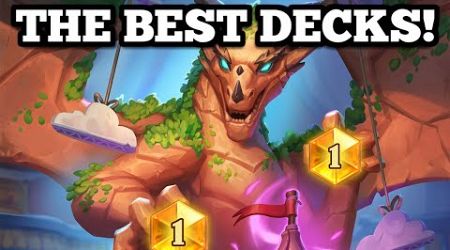The FIVE BEST decks to hit LEGEND in Standard and Wild!