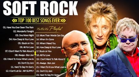 Rod Stewart, Phil Collins Eric Clapton, Elton John, Bee Gees - Soft Rock Ballads 70s 80s 90s