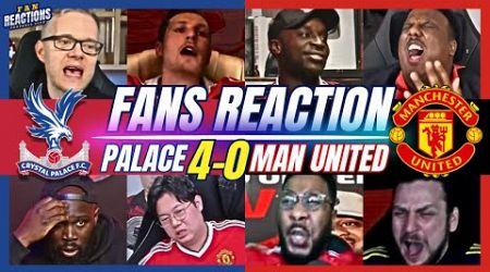 MAN UNITED FANS FUMING REACTION TO CRYSTAL PALACE 4-0 MAN UNITED | PREMIER LEAGUE