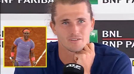 Alexander Zverev On What It&#39;s Like To Face Rafael Nadal At Roland Garros